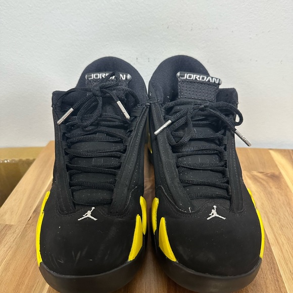 Black and Yellow Retro Jordan 14 - Picture 4 of 4
